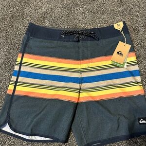 Quiksilver Men's Striped Board Shorts